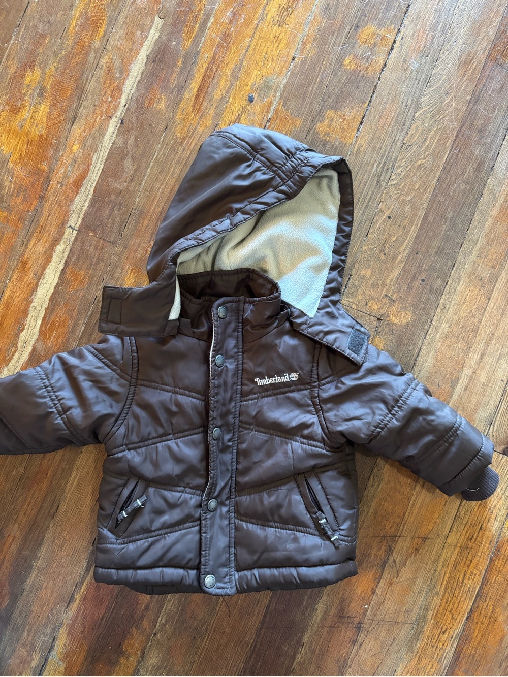 Toddler timberland puffer coat